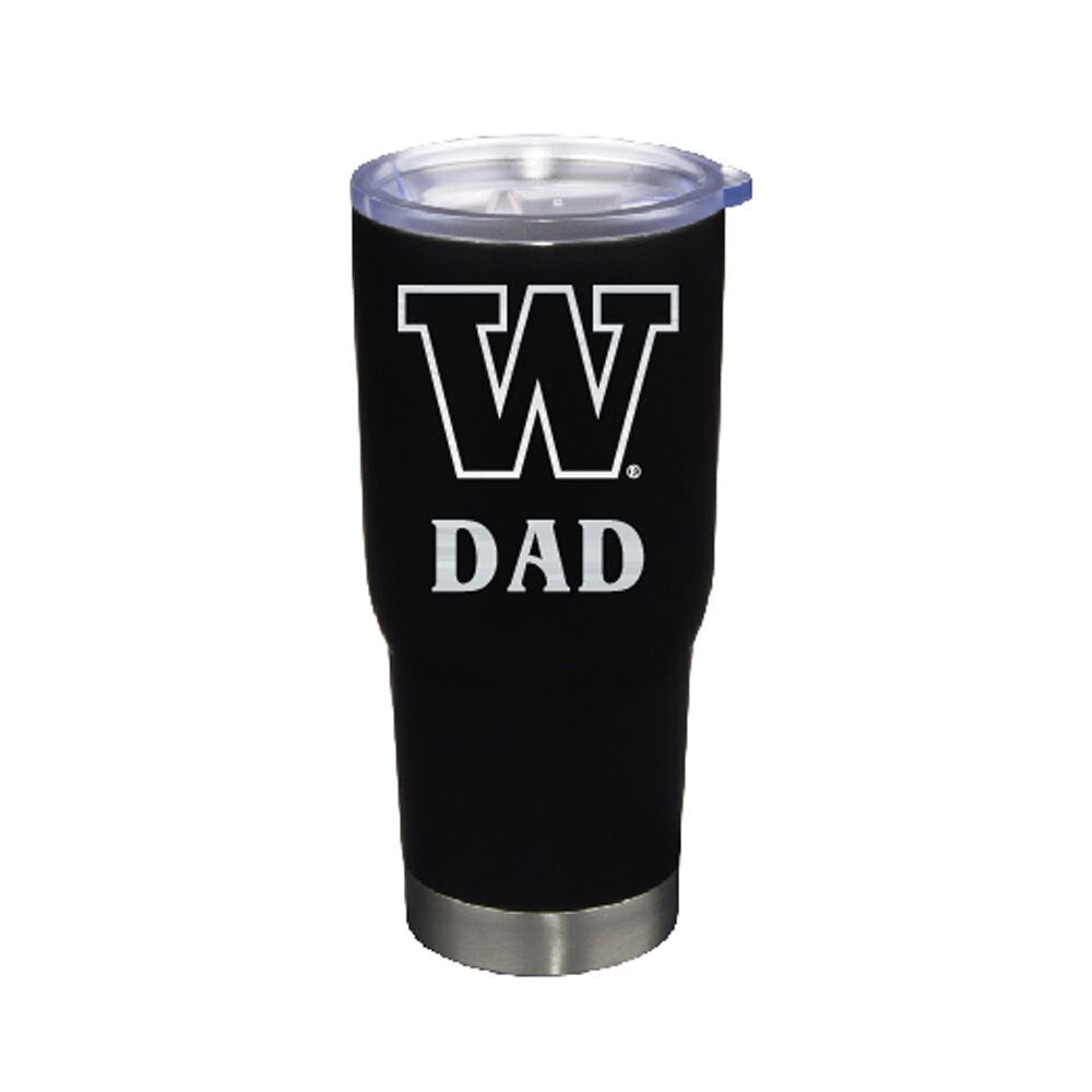 DROP SHIP Nordic Black W Dad Vacuum Insulated Stainless Steel Tumbler 22oz