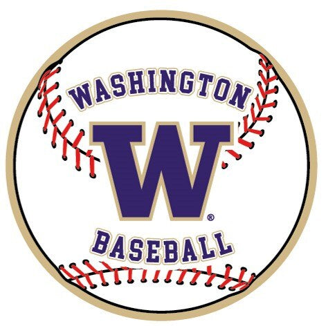 SDS W Baseball Rugged Sticker 3.5"