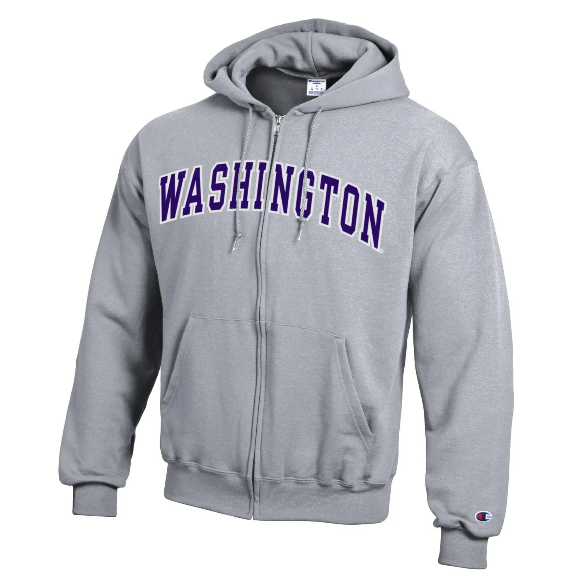 Champion Unisex Arched Washington Twill Full Zip Hoodie Champion Unisex Arched Washington Twill Full Zip Hoodie