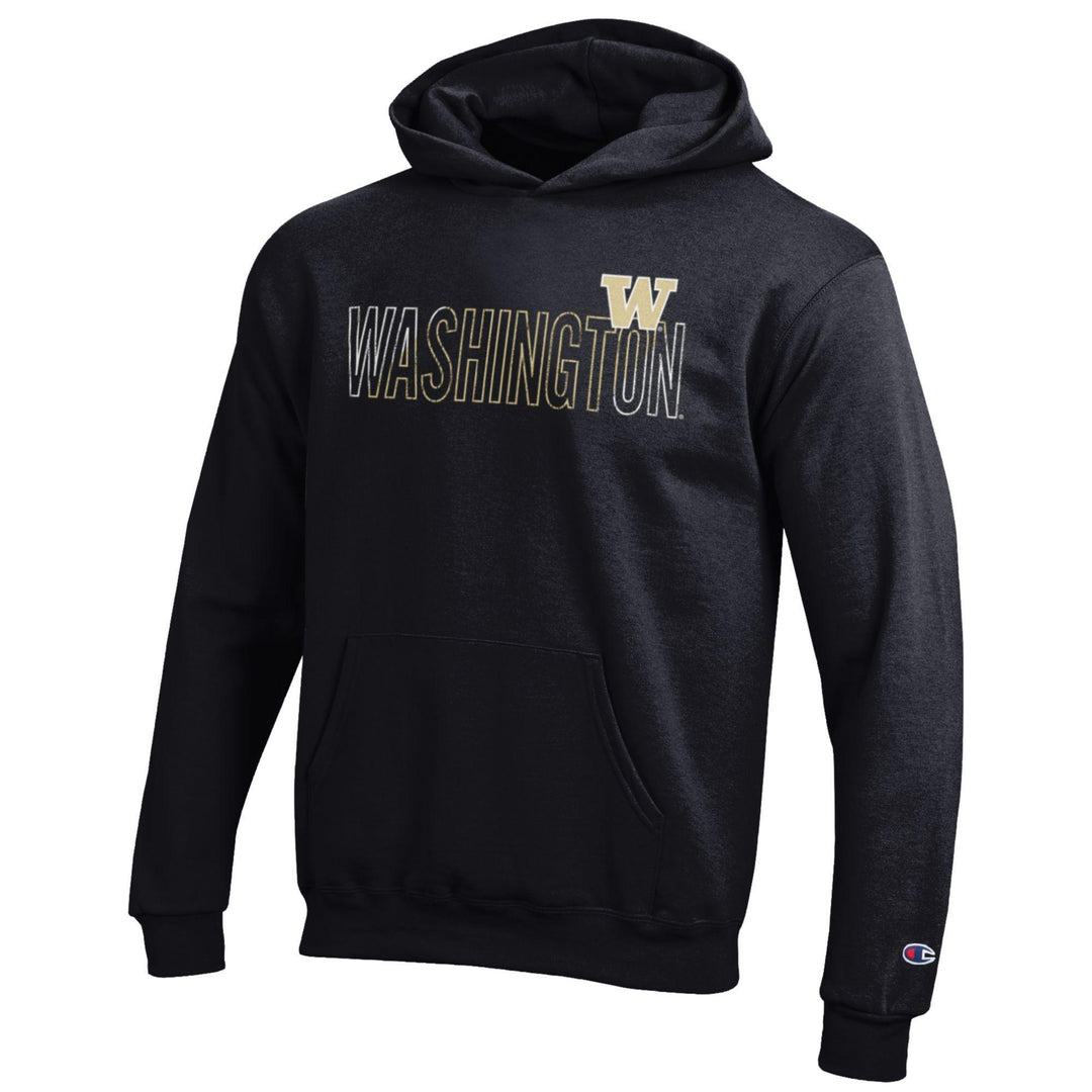 Champion Kids' Black Washington W Two-Tone Hood