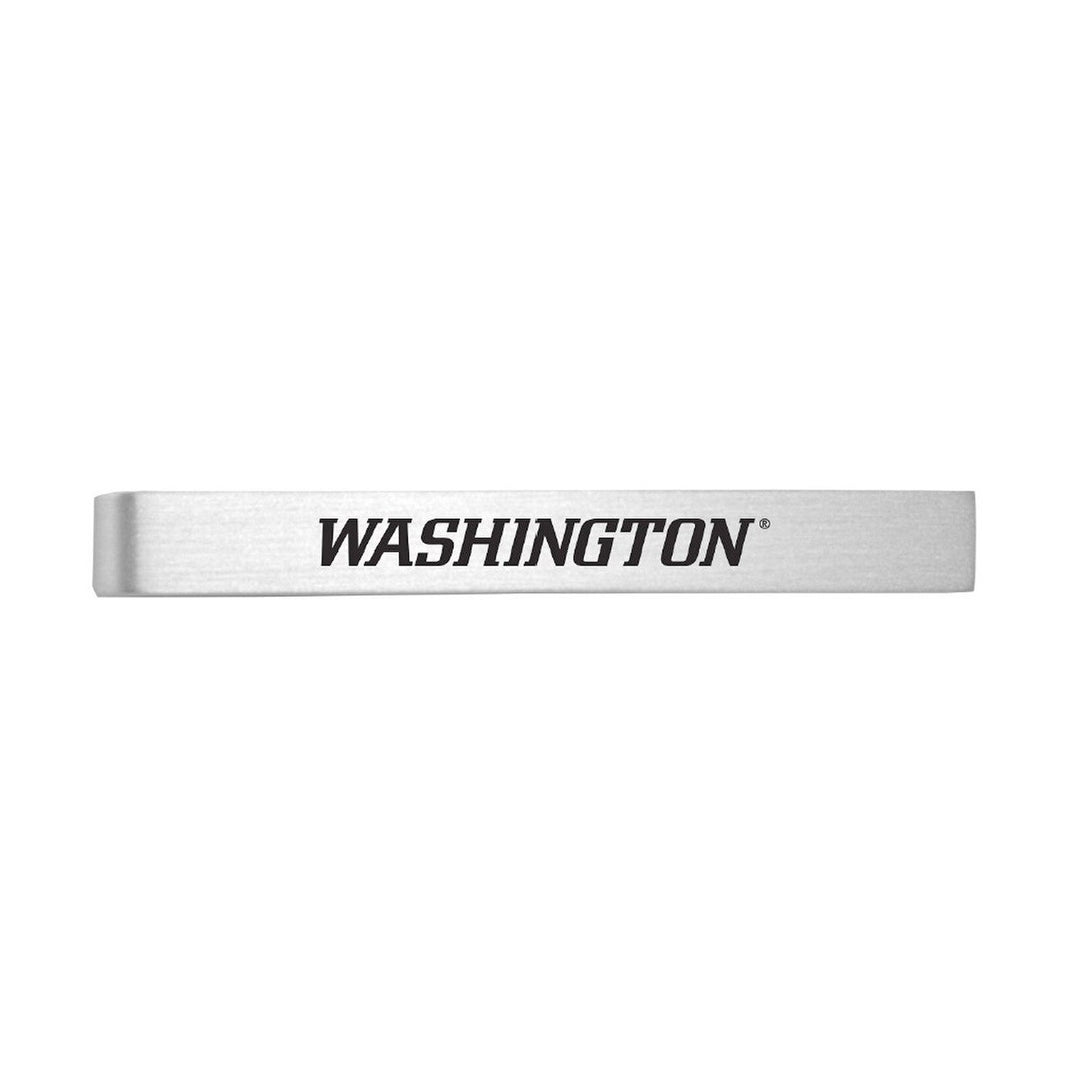 LXG Brushed Silver Washington Tie Bar