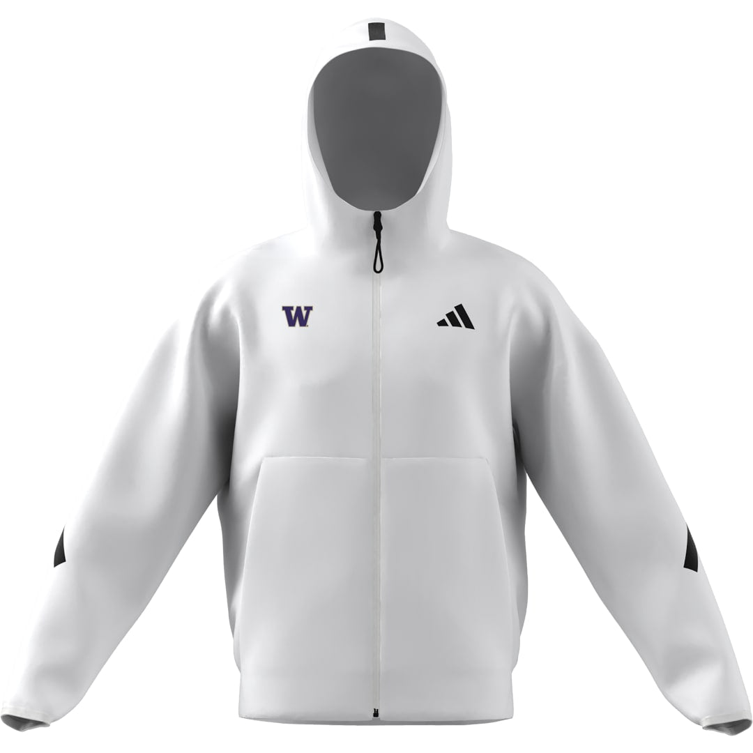 adidas Men's Washington Huskies 2024 ZNE Full Zip Hoodie