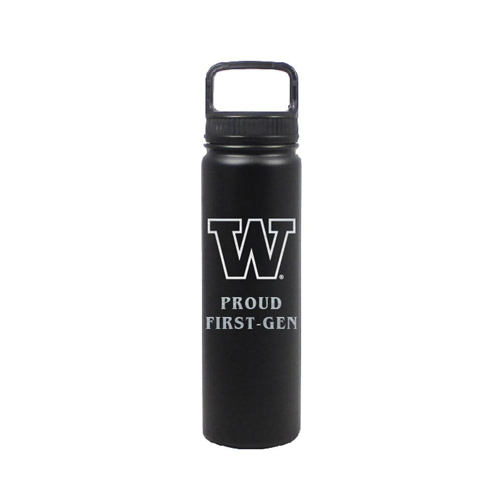 DROP SHIP Nordic Black W Proud First-Gen Insulated Stainless Steel Bottle 24oz