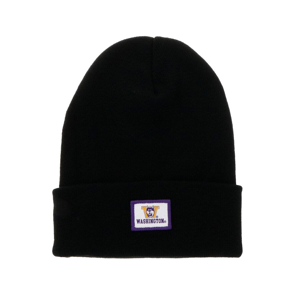 Legacy Black Vault Dog Washington Label Cuff Beanie