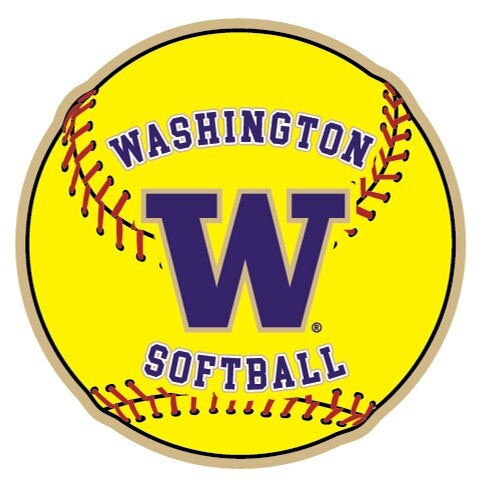 SDS W Softball Rugged Sticker 3.5"
