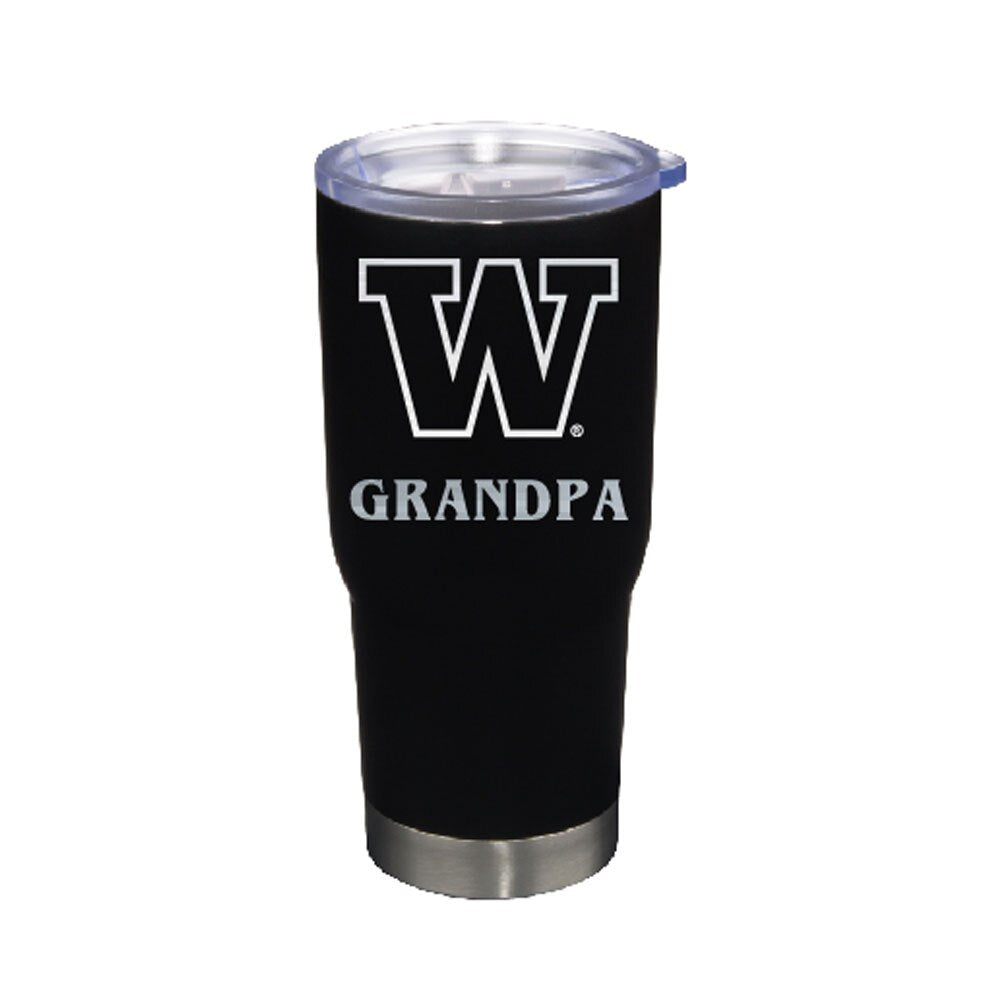 DROP SHIP Nordic Black W Grandpa Vacuum Insulated Stainless Steel Tumbler 22oz