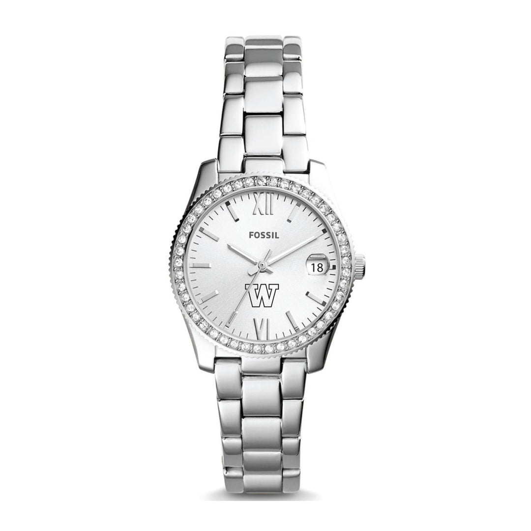 DROP SHIP Fossil Stainless W Scarlette Mini Date Women's Watch