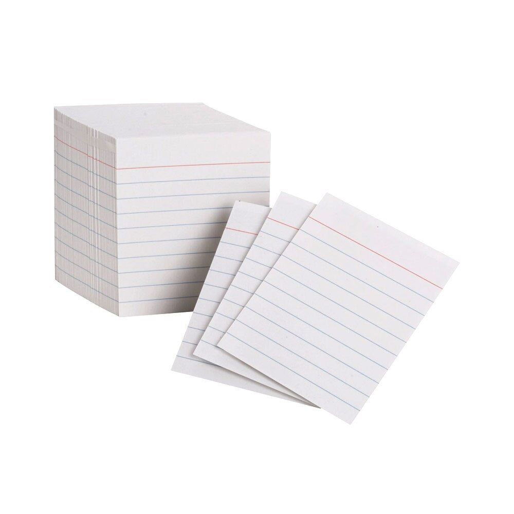 Oxford White Mini 3"x2.5" Ruled Index Cards 200 Count