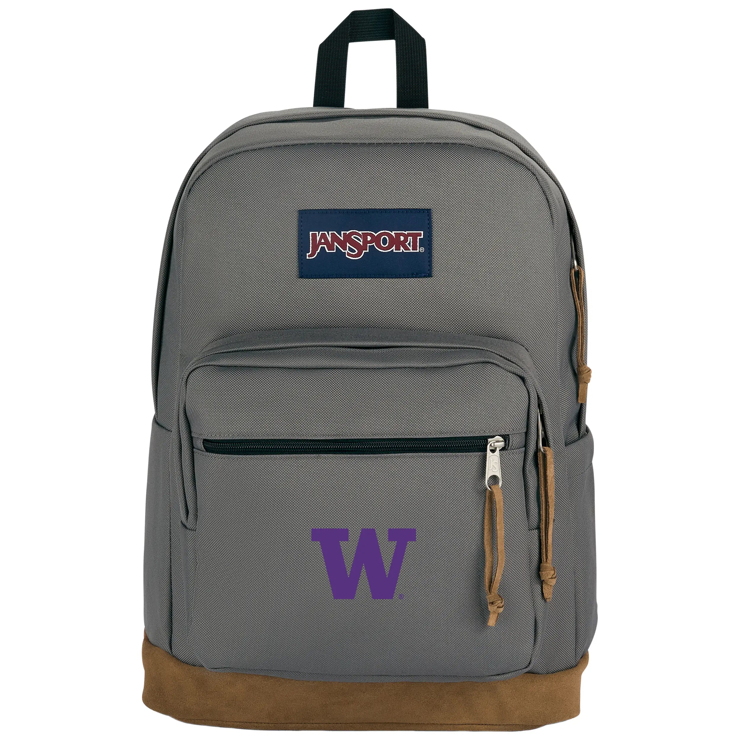 backpack by jansport JanSport Graphite Purple W Washington Huskies Right Pack Backpack