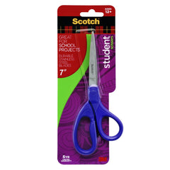 Scotch Assorted Colors 7" Student Scissors Ages 12+