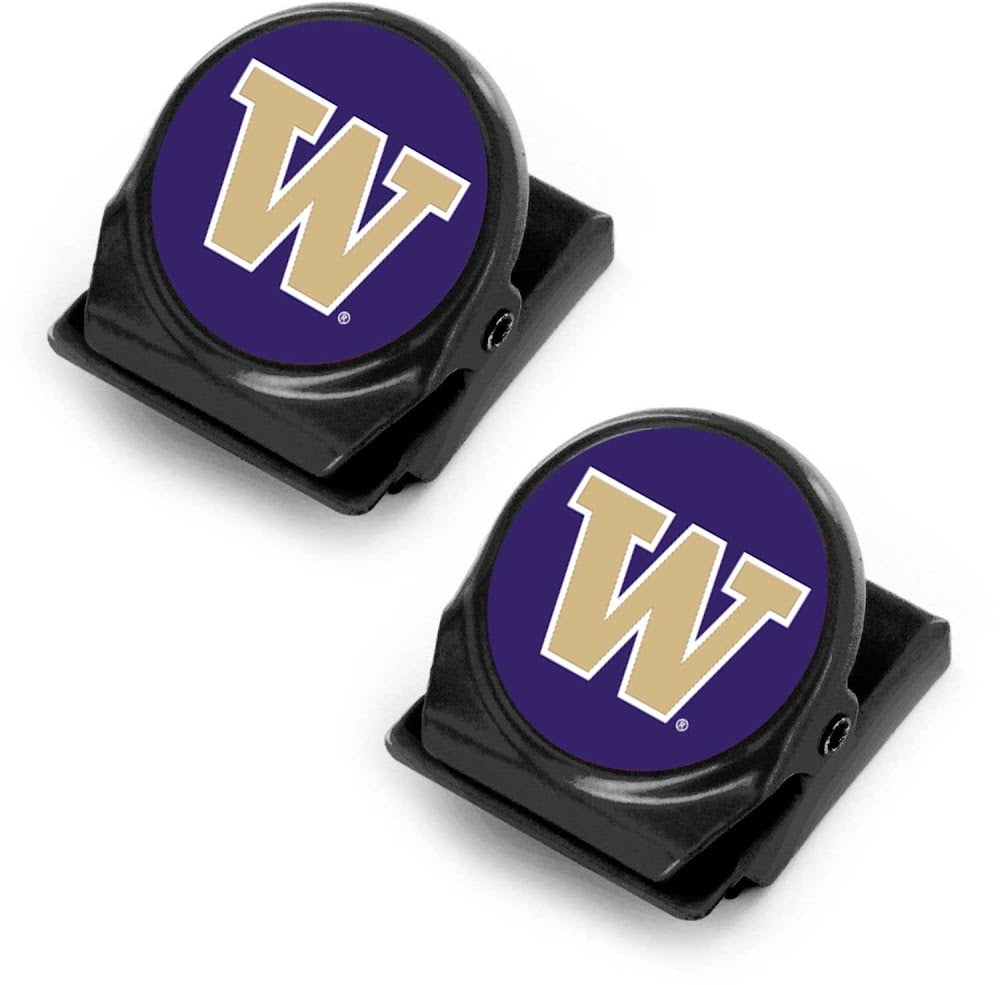 Aminco Purple W Magnetic Memo Chip Clips 2pk