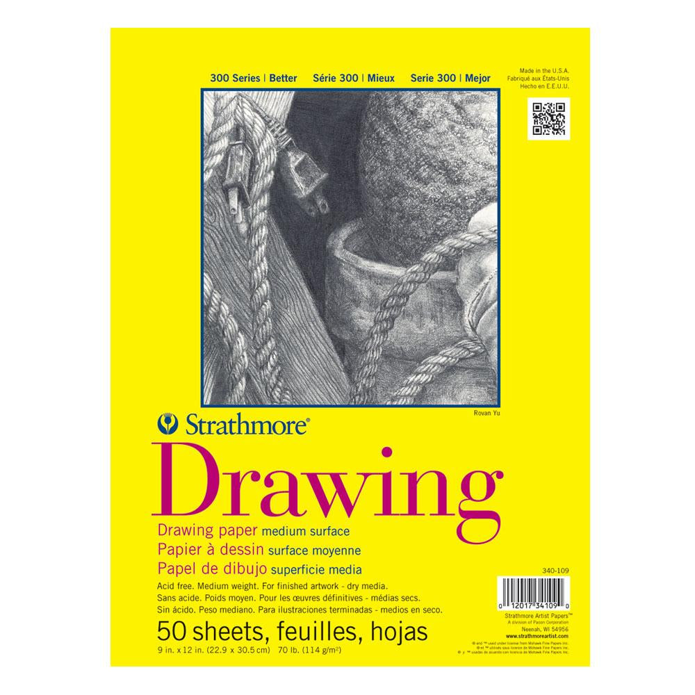 Strathmore 70lb 300 Series Drawing Pad 9"x12"