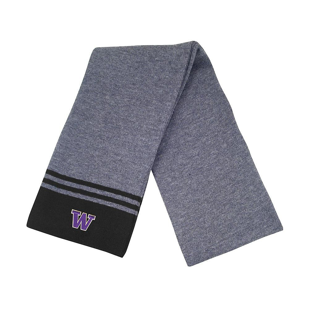 Logofit Black & Gray W Team Knit Scarf