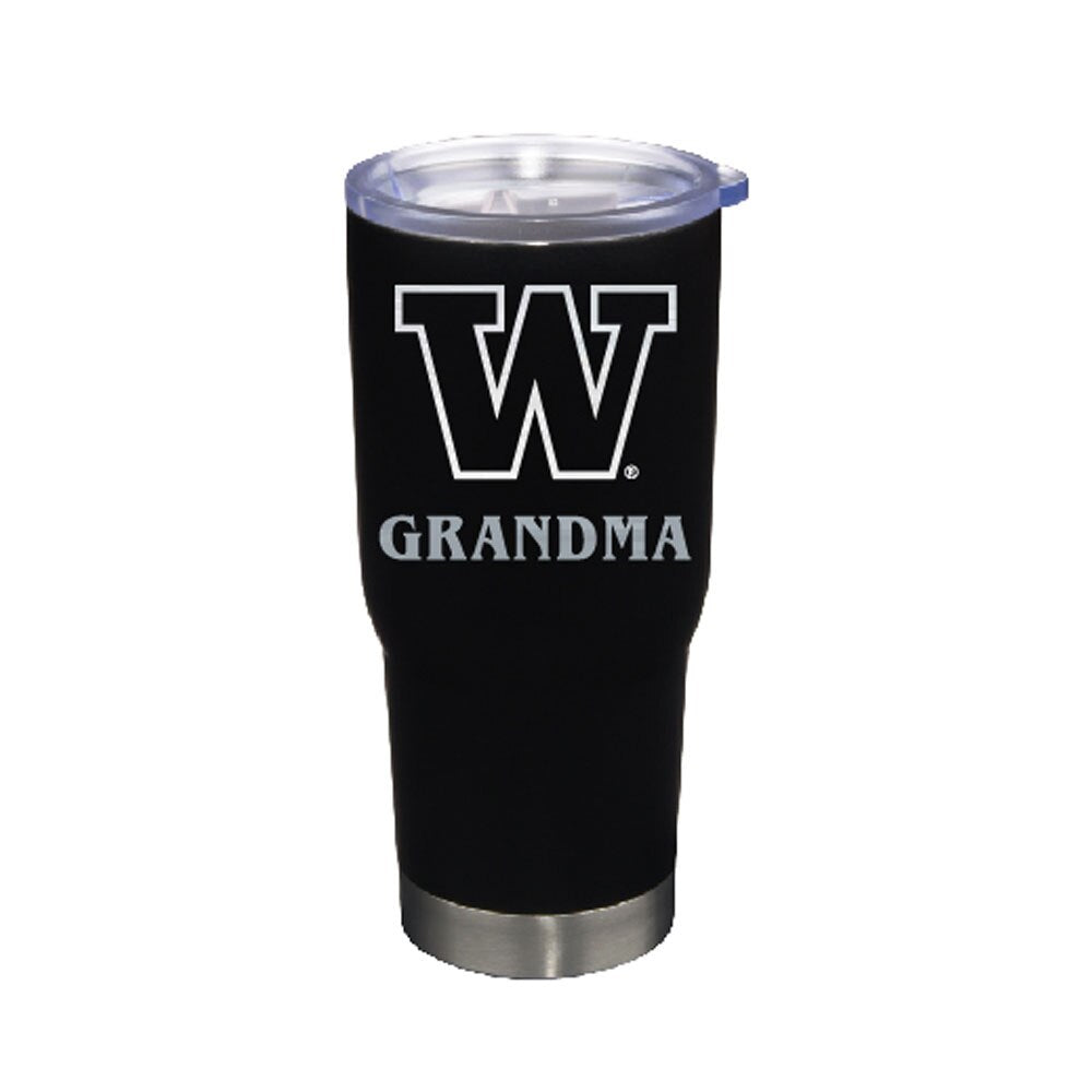 DROP SHIP Nordic Black W Grandma Vacuum Insulated Stainless Steel Tumbler 22oz
