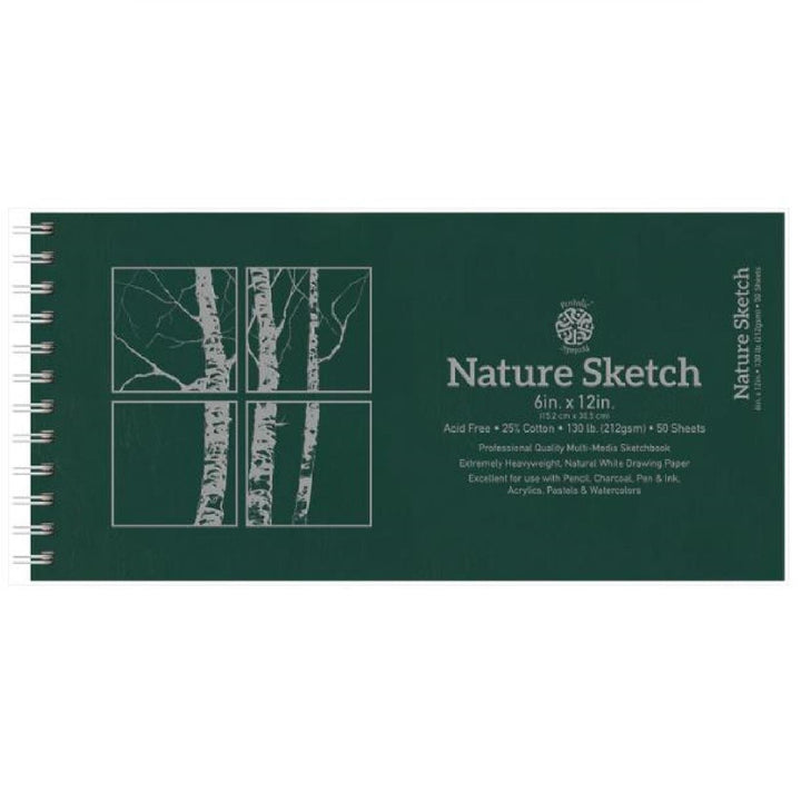 Pentalic 130lb Nature Sketch Spiral Bound Pad