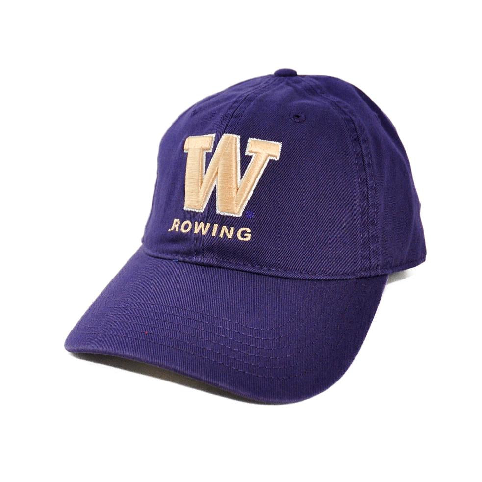 Legacy Unisex Purple W Rowing Relaxed Twill Adjustable Hat