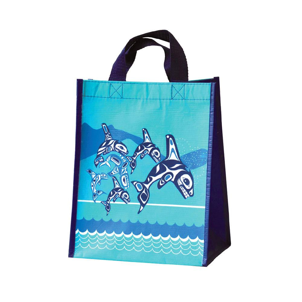 Native Northwest Orca Family Small Eco Bag