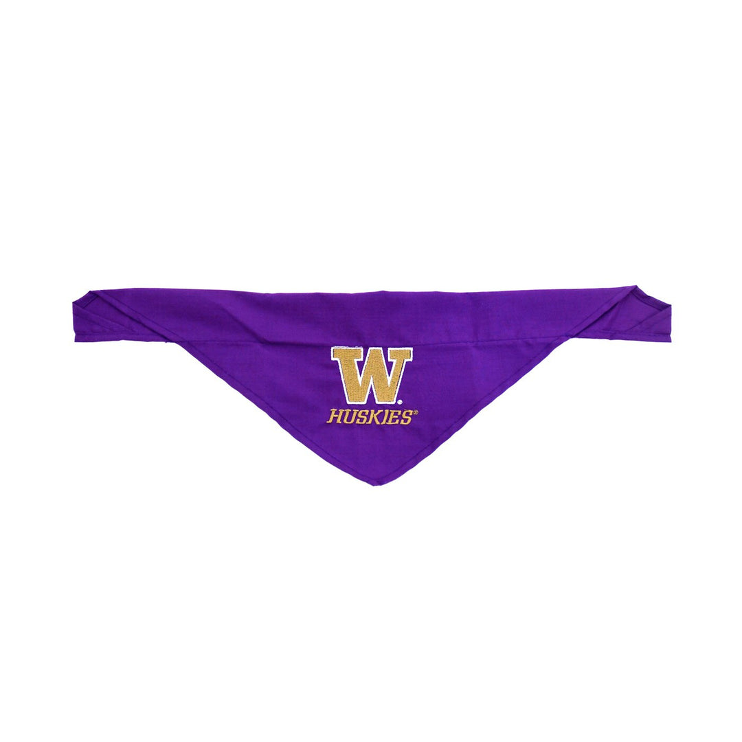 All Star Dogs Purple W Huskies Embroidered Pet Bandana