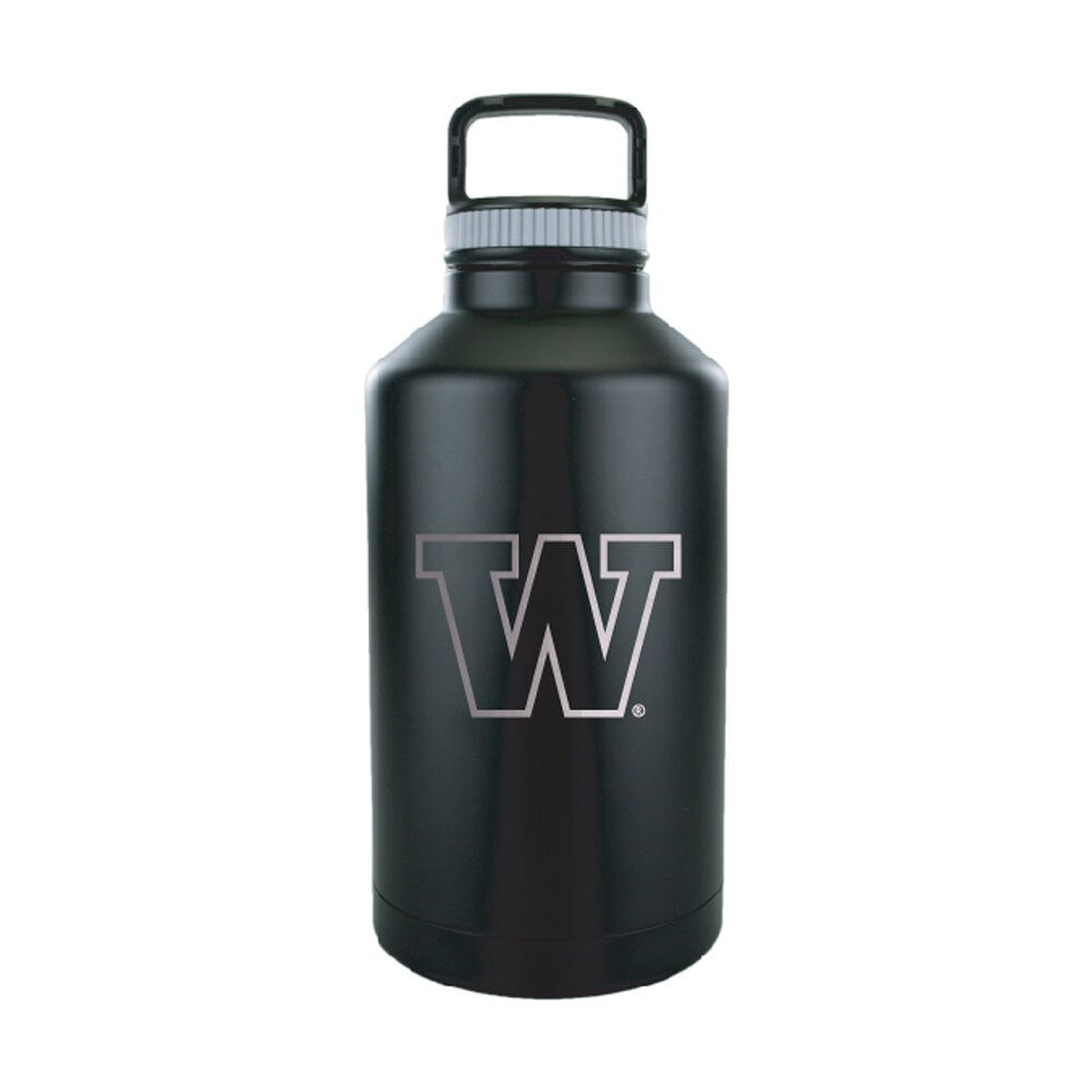 DROP SHIP Nordic Black W Vacuum Insulated Stainless Steel Growler 64oz