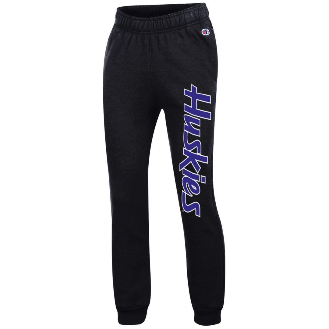 Champion Kids' Black Huskies Script Jogger Sweatpants