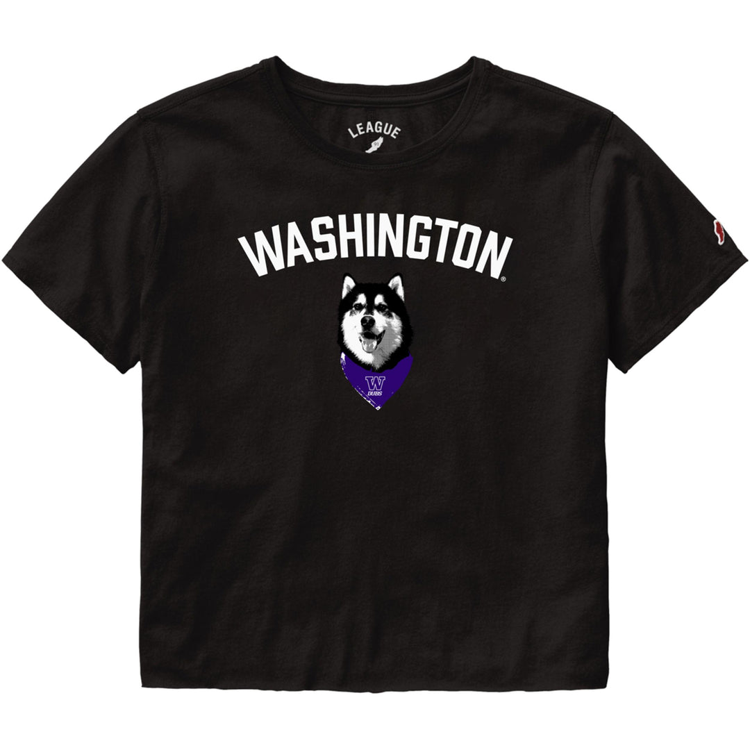 DubsColl League Women's Washington Dubs Clothesline Crop Tee