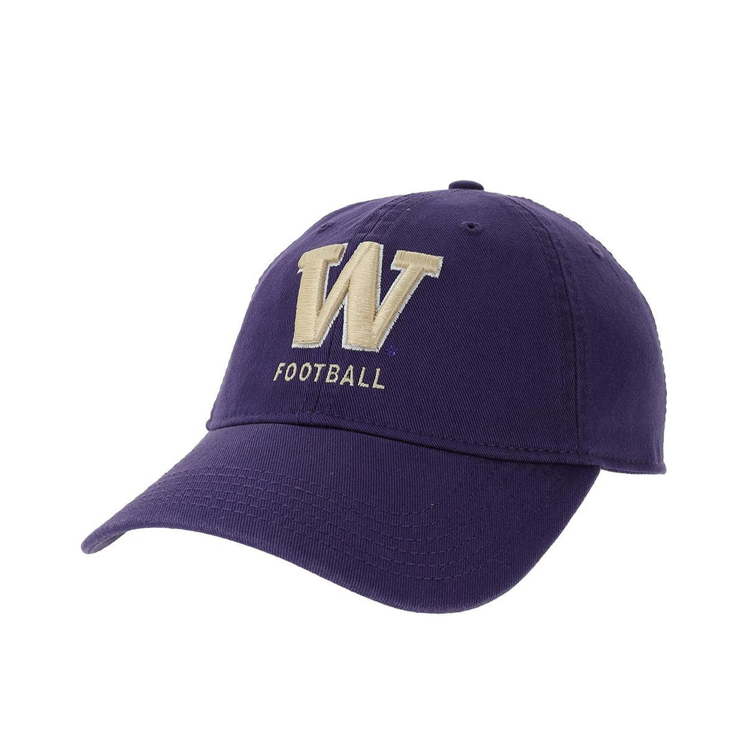 Legacy Unisex Purple W Football Relaxed Twill Adjustable Hat