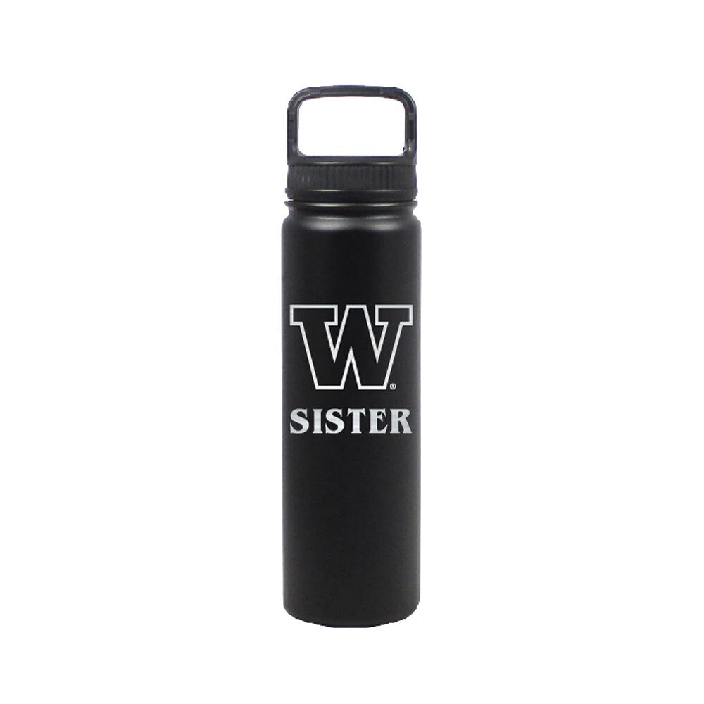 DROP SHIP Nordic Black W Sister Insulated Stainless Steel Bottle 24oz