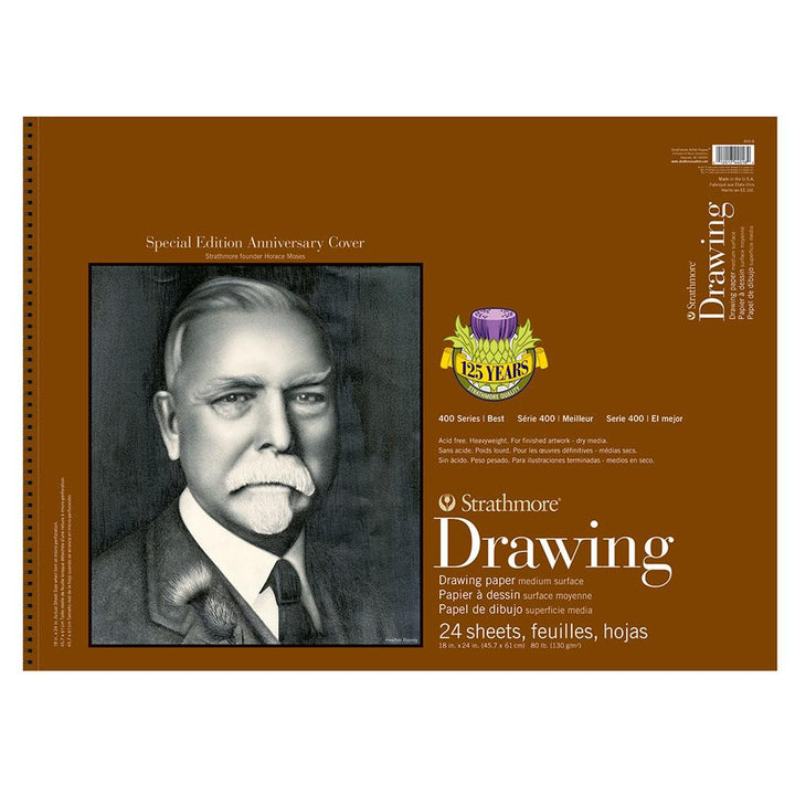 Strathmore Medium Surface Wire Bound Drawing Pad