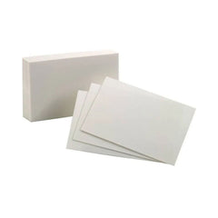 Oxford White Blank Index Cards 100 Count