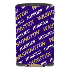 MCM Purple WA Huskies All Over Britepix Koozie Can Cooler