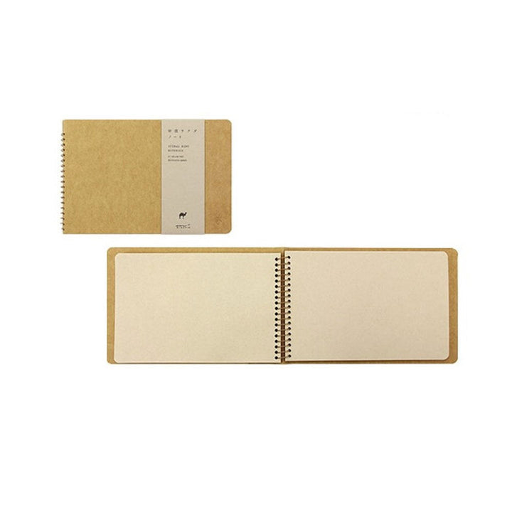 Traveler's Company Camel Blank Kraft Spiral Notebook 80ct