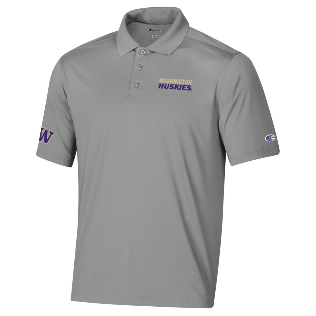Champion Men's FW24 Washington Huskies Essential Polo