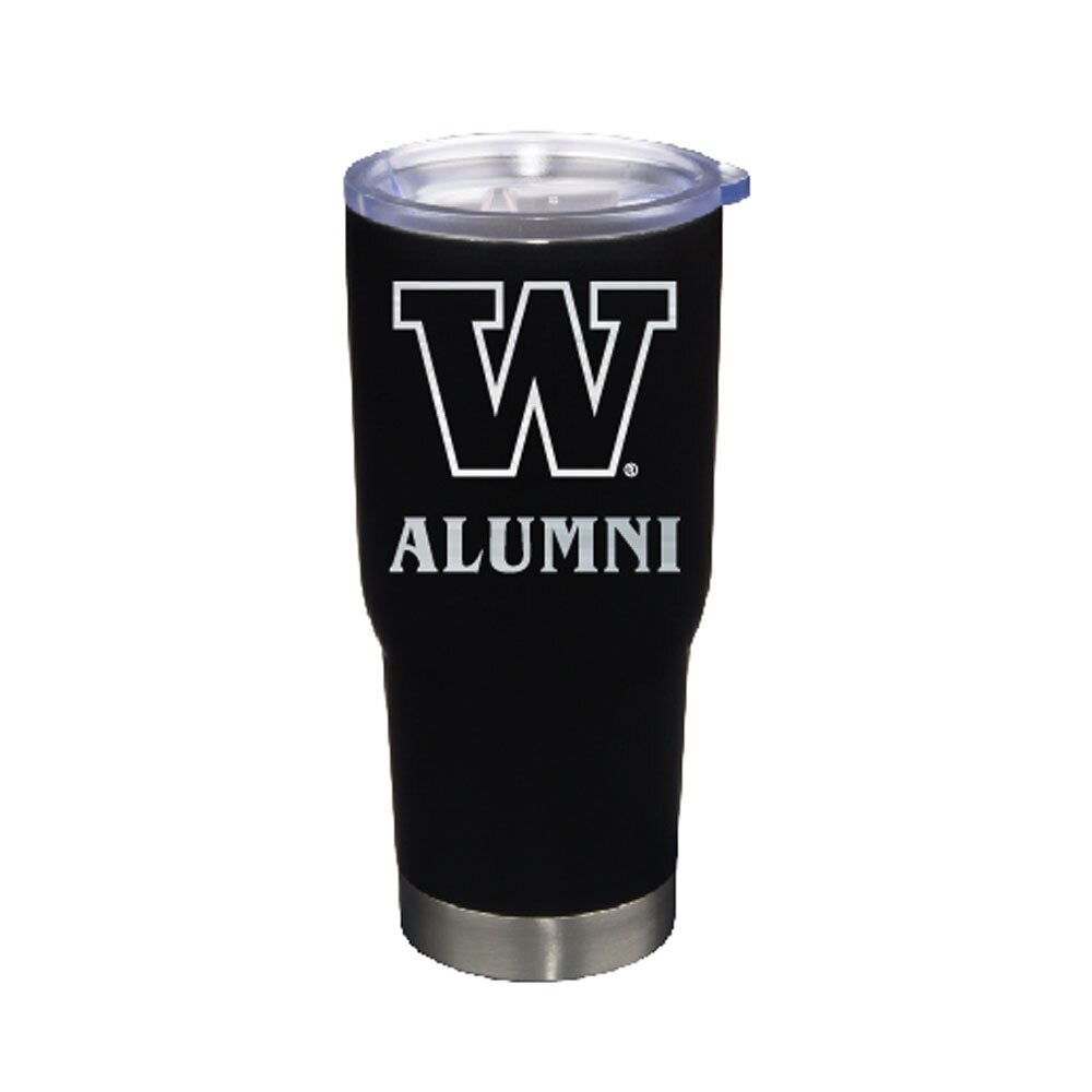 DROP SHIP Nordic Black W Alumni Vacuum Insulated Stainless Steel Tumbler 22oz