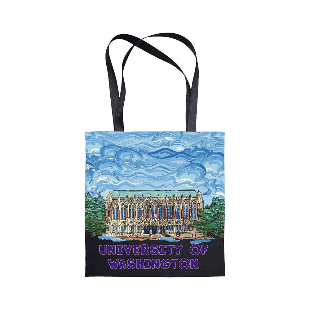 Neil Justin Patten U of WA Suzzallo Library Canvas Tote Bag