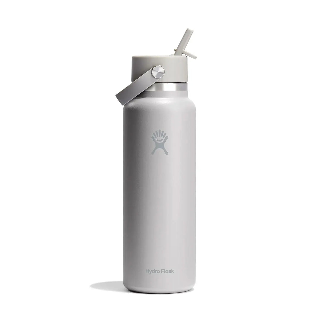 Hydro Flask Tonal Birch Wide Mouth Flex Straw Cap Water Bottle 40oz