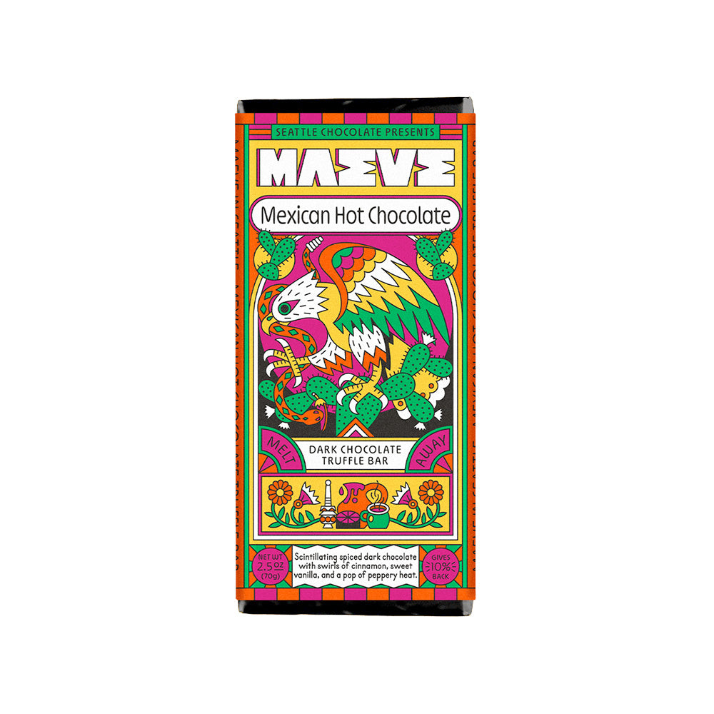 Seattle Chocolate Mexican Hot Chocolate Truffle Bar – University