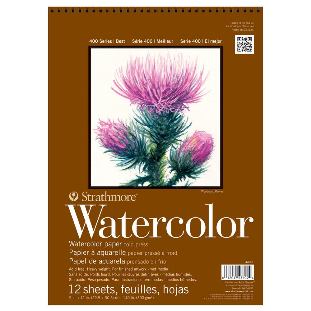 Strathmore 400 140lb Cold Press Spiral Watercolor Pad