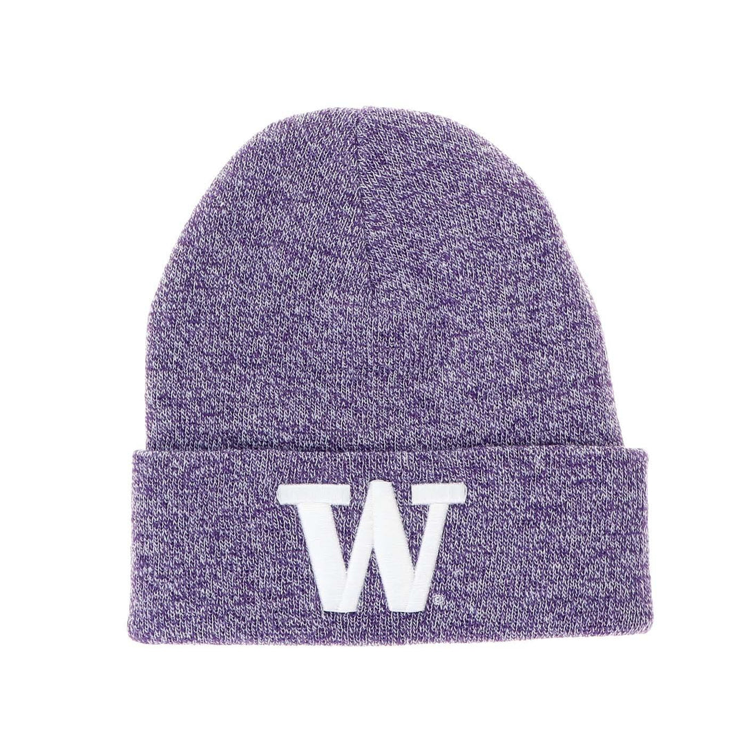 Legacy Marled Purple W Logo Cuff Beanie