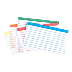 Oxford Assorted Color Coded 3"x5" Ruled Index Cards 100ct