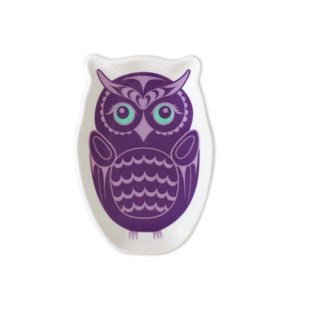 Native Northwest Owl Ceramic Trinket Dish