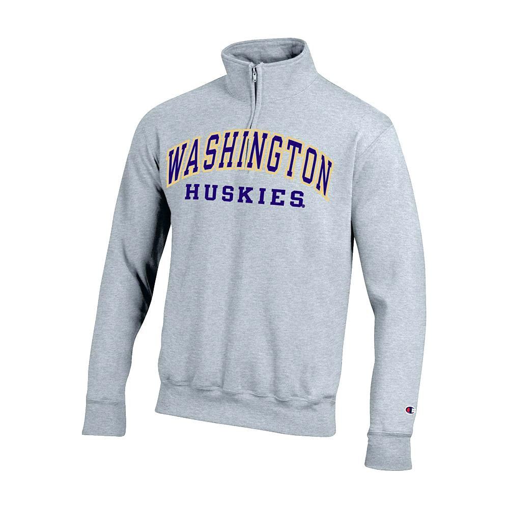 Champion Men's Washington VT No Pocket Quarter-zip