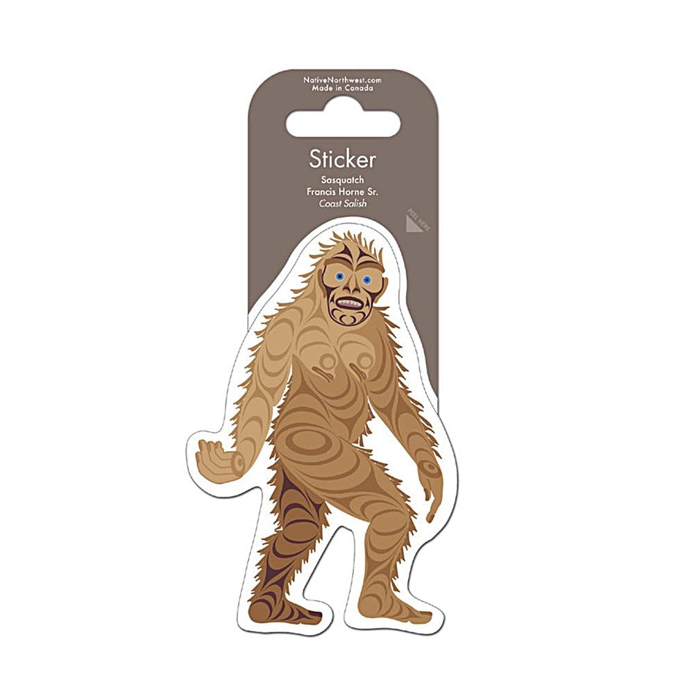 Native Northwest Sasquatch by F.H.Sr. Sticker