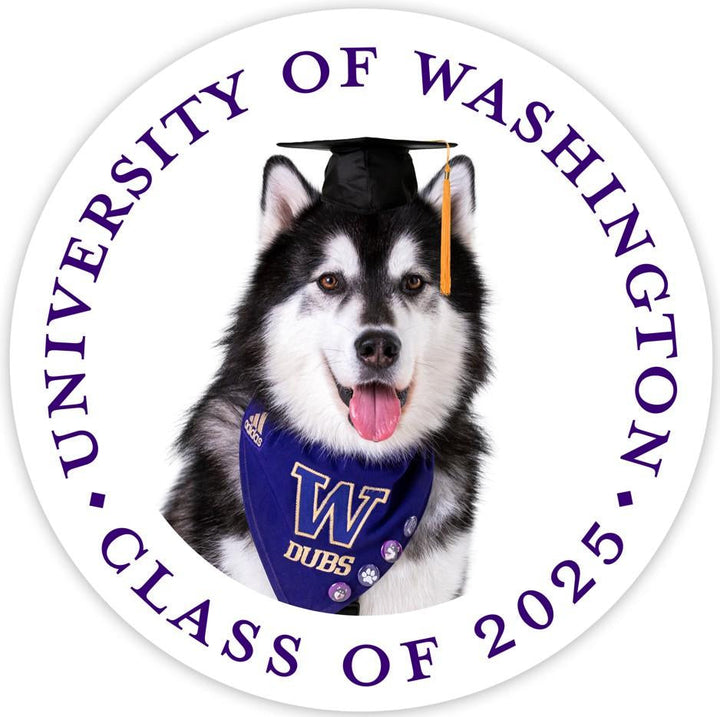 Dubs Collection SDS U of W Class of 2025 Dubs Rugged Sticker 3.5"