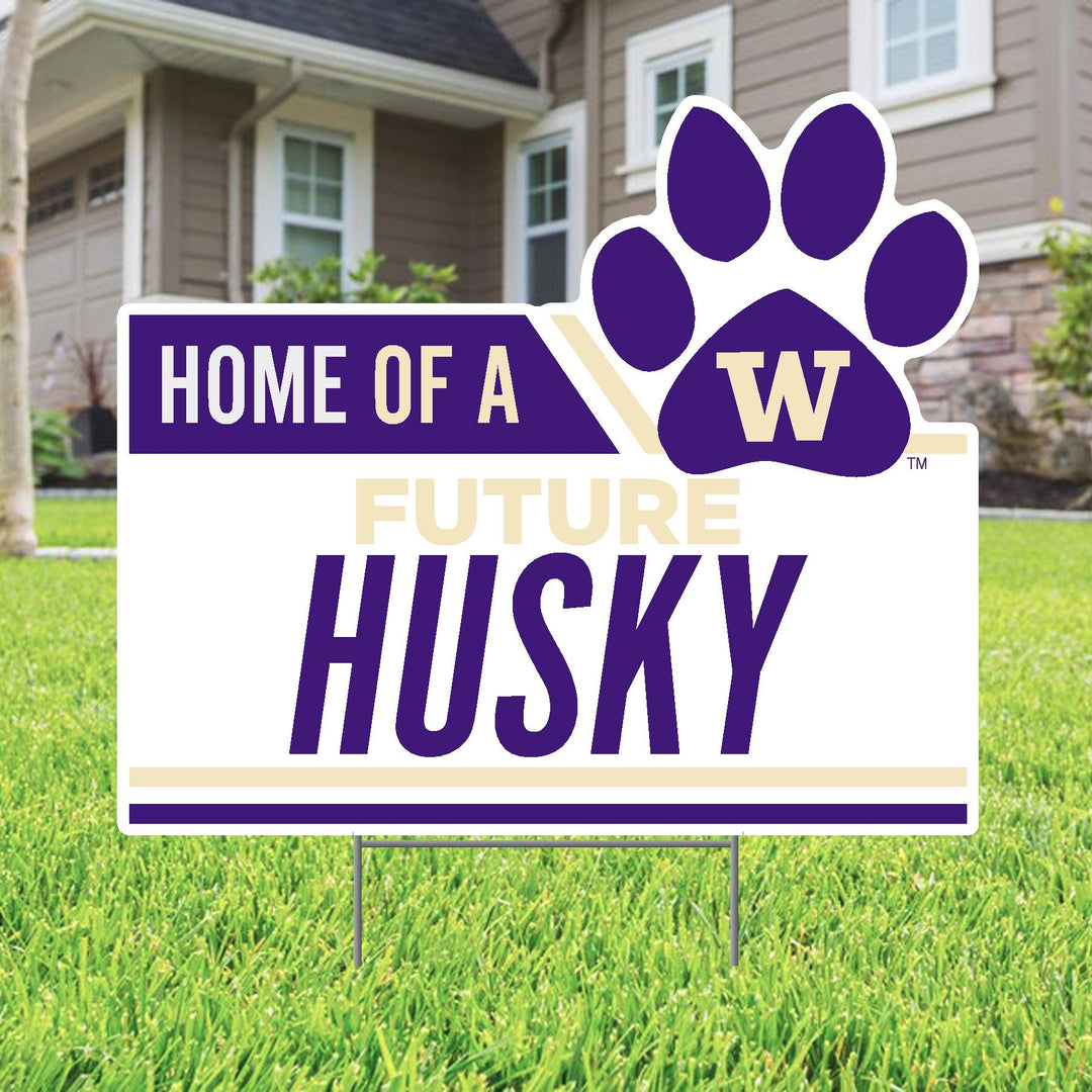 DROP SHIP CDI Home Of A Future Husky Paw W Yard Sign
