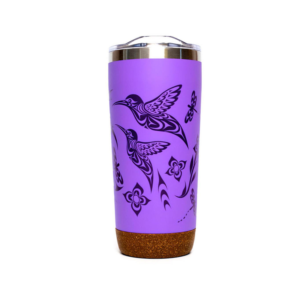Native Northwest Hummingbird Cork Base Travel Mug 20oz