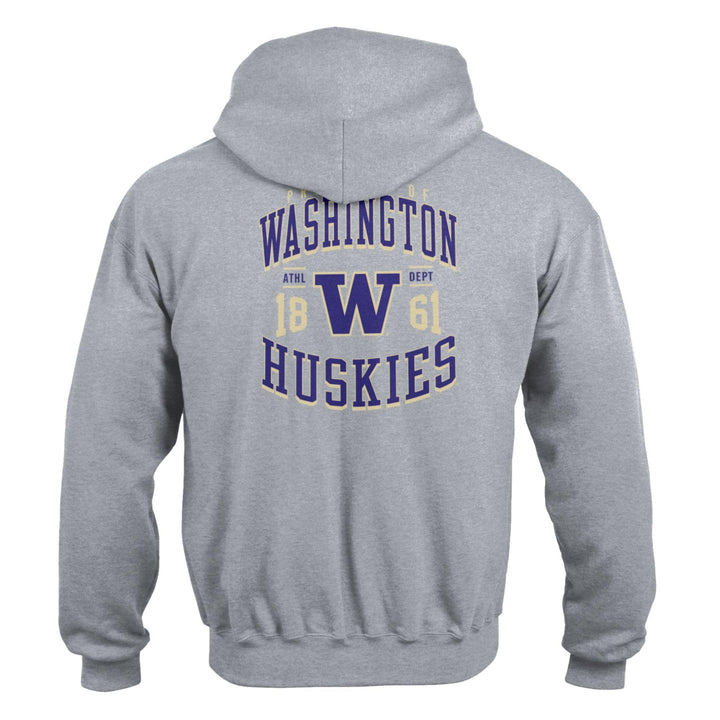 Champion Kids' Grey W Front Property of U of WA 1861 Back Full-zip Hood