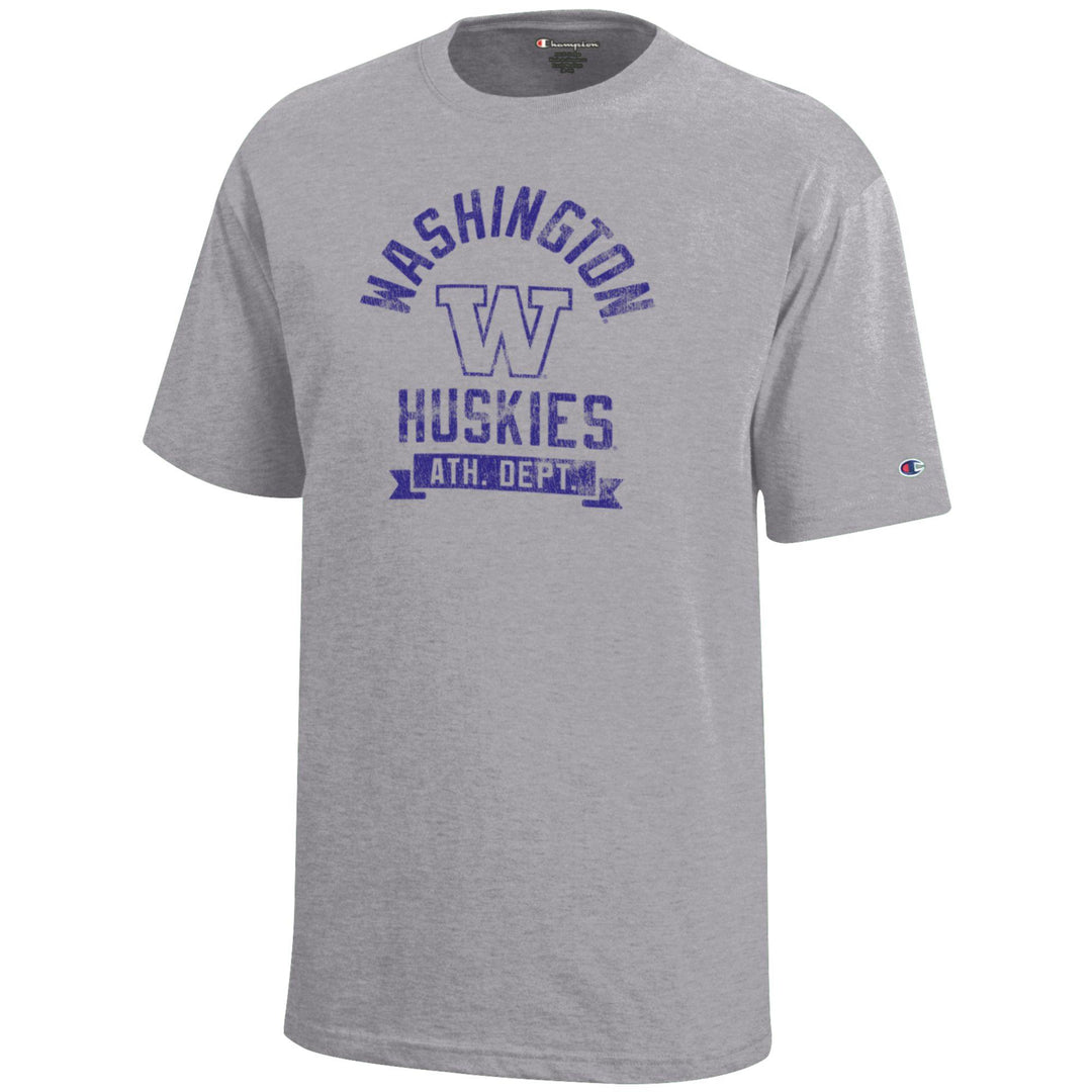 Champion Kids' Grey WA Huskies W Ath. Dept. Tee