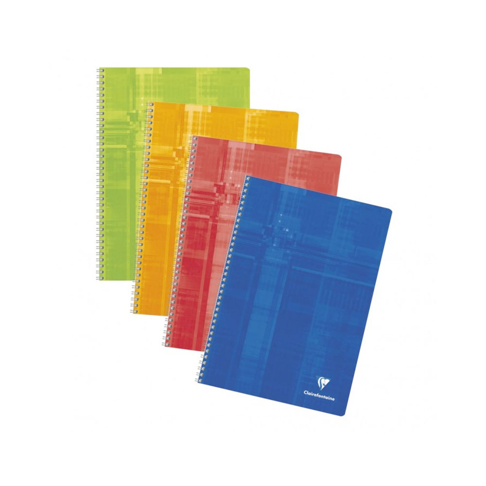Clairefontaine 8.25"x11.75" French Ruling Spiral 50ct