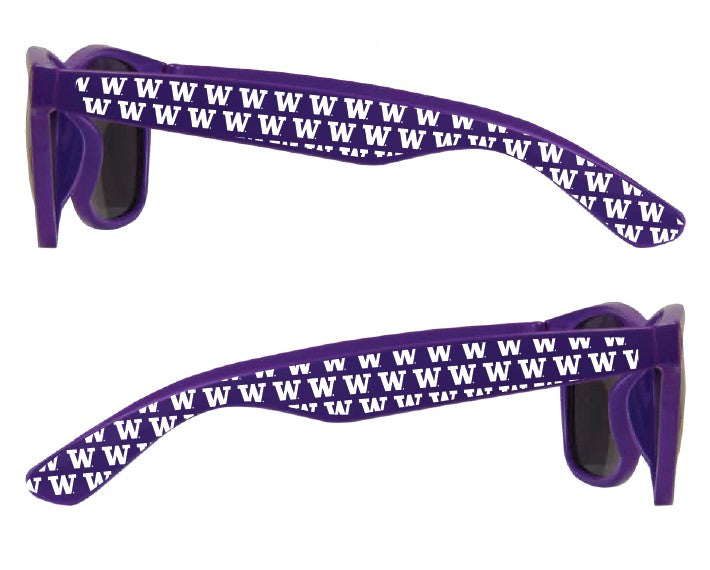 Neil Purple White W All Over Campus Shades Sunglasses