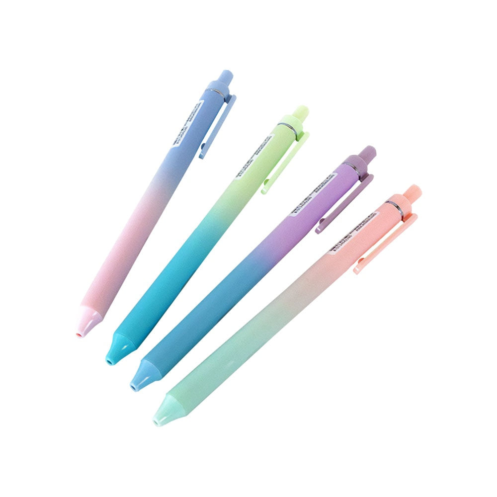 Writech Aurora Assorted 0.7mm Silent Clicker Retractable Gel Pen
